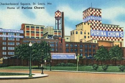 St. Louis, Missouri - Exterior View of Checkerboard Square