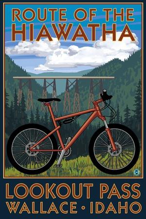 Lookout Pass Hiawatha Mountain Bike Trail Lookout Pass Bike Trail 2025