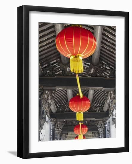 Lanterns at Chen Clan Academy, Guangzhou, Guangdong, China-Ian Trower-Framed Photographic Print