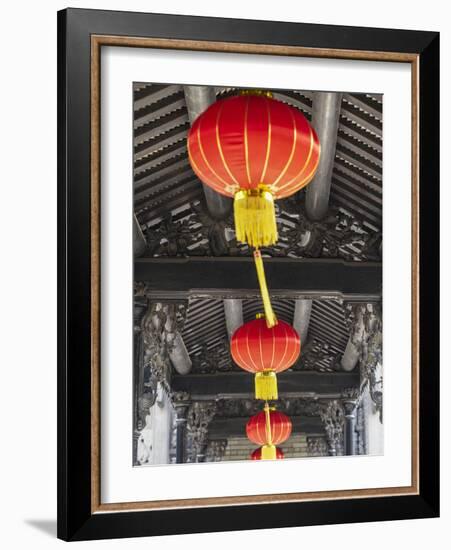 Lanterns at Chen Clan Academy, Guangzhou, Guangdong, China-Ian Trower-Framed Photographic Print