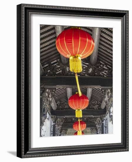 Lanterns at Chen Clan Academy, Guangzhou, Guangdong, China-Ian Trower-Framed Photographic Print