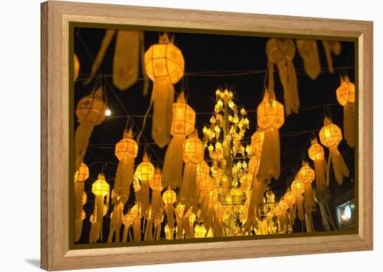Lanterns for Loi Krathong festival.-Alison Wright-Framed Premier Image Canvas