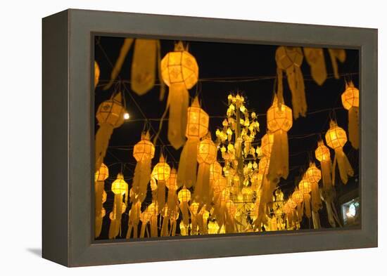 Lanterns for Loi Krathong festival.-Alison Wright-Framed Premier Image Canvas