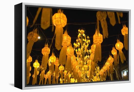 Lanterns for Loi Krathong festival.-Alison Wright-Framed Premier Image Canvas