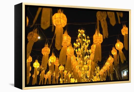 Lanterns for Loi Krathong festival.-Alison Wright-Framed Premier Image Canvas