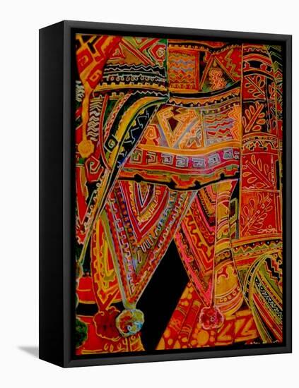 Lanterns from India-Linda Arthurs-Framed Premier Image Canvas