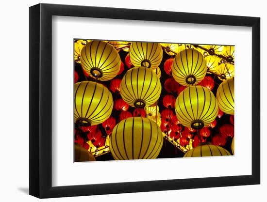 Lanterns, Hoi An, Vietnam-David Wall-Framed Photographic Print