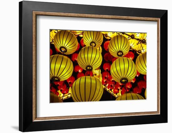 Lanterns, Hoi An, Vietnam-David Wall-Framed Photographic Print