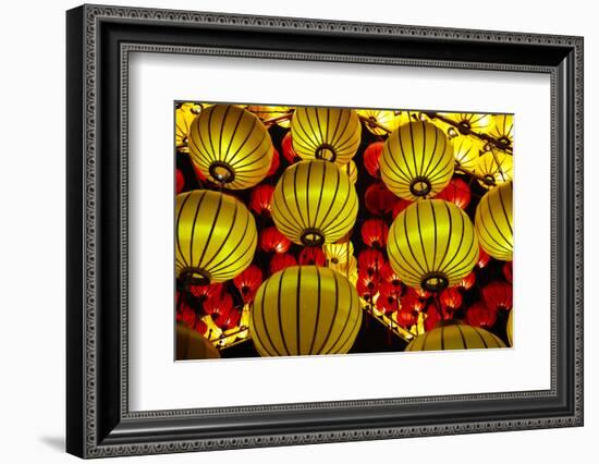 Lanterns, Hoi An, Vietnam-David Wall-Framed Photographic Print