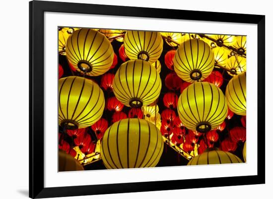 Lanterns, Hoi An, Vietnam-David Wall-Framed Premium Photographic Print