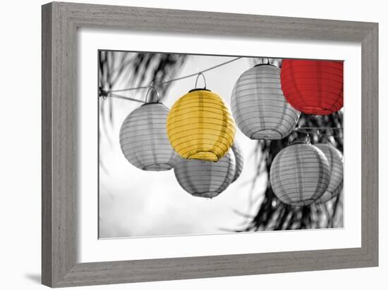 Lanterns-Gail Peck-Framed Art Print