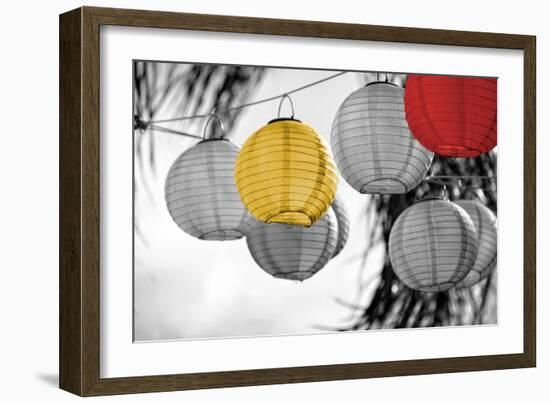 Lanterns-Gail Peck-Framed Art Print