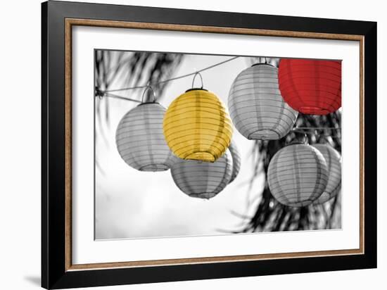 Lanterns-Gail Peck-Framed Art Print