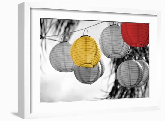 Lanterns-Gail Peck-Framed Art Print