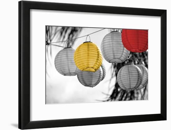 Lanterns-Gail Peck-Framed Art Print