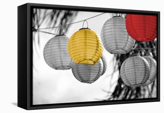 Lanterns-Gail Peck-Framed Stretched Canvas