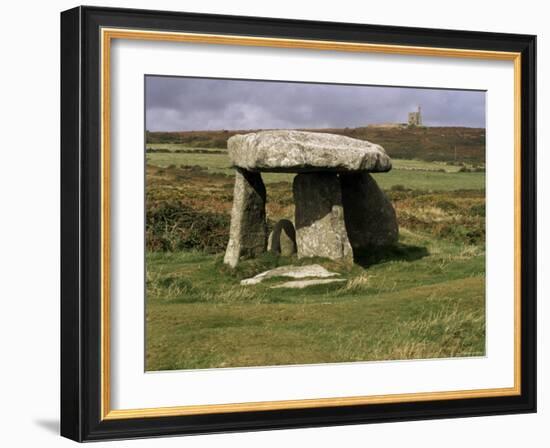 Lanyon Quoit, Cornwall, England, United Kingdom-David Hunter-Framed Photographic Print