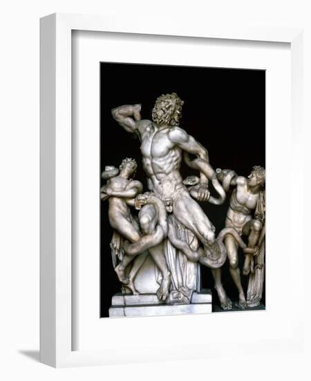 Laocoon and His Sons. Sculpture. 25BC-null-Framed Giclee Print