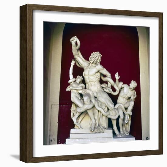 Laocoon Group, Early Restoration, c1st century-Unknown-Framed Giclee Print