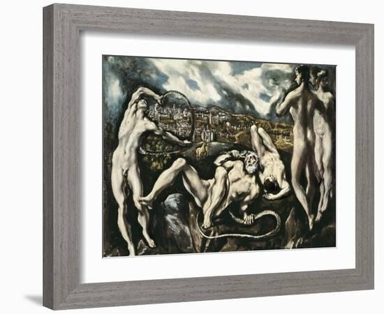 Laocoon-El Greco-Framed Art Print