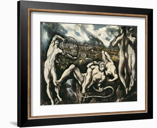 Laocoon-El Greco-Framed Art Print