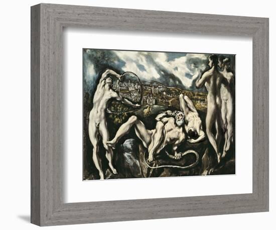 Laocoon-El Greco-Framed Art Print