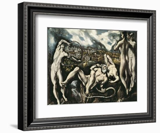 Laocoon-El Greco-Framed Art Print