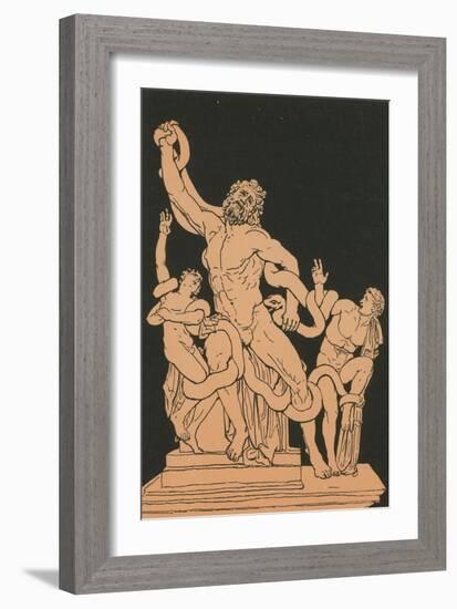 Laocoon-Bartolomeo Pinelli-Framed Giclee Print