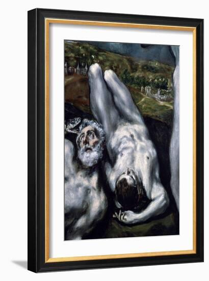 Laokoon and His Sons (Detail), 1610-1614-El Greco-Framed Giclee Print