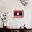 Laos Flag Design with Wood Patterning - Flags of the World Series-Philippe Hugonnard-Framed Premium Giclee Print displayed on a wall