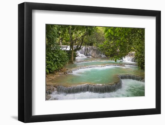 Laos, Kuang Si-Nigel Pavitt-Framed Photographic Print