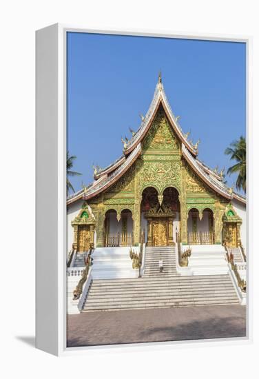 Laos, Luang Prabang. Wat Ho Pha Bang, Royal Palace.-Walter Bibikow-Framed Premier Image Canvas