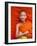 Laos, Luang Prabang, Wat Sensoukarahm, Portrait of Monk-Steve Vidler-Framed Photographic Print