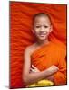 Laos, Luang Prabang, Wat Sensoukarahm, Portrait of Monk-Steve Vidler-Mounted Photographic Print