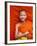 Laos, Luang Prabang, Wat Sensoukarahm, Portrait of Monk-Steve Vidler-Framed Photographic Print