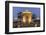 Laos, Vientiane. Patuxai, Victory Monument exterior at dusk.-Walter Bibikow-Framed Photographic Print