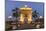 Laos, Vientiane. Patuxai, Victory Monument exterior at dusk.-Walter Bibikow-Mounted Photographic Print