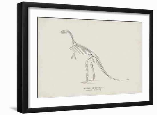 Laosaurus-The Vintage Collection-Framed Giclee Print