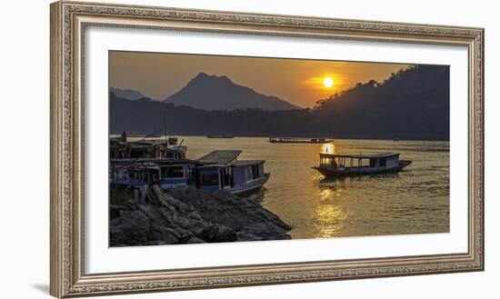 Laotian Fishing Village-Art Wolfe-Framed Photographic Print