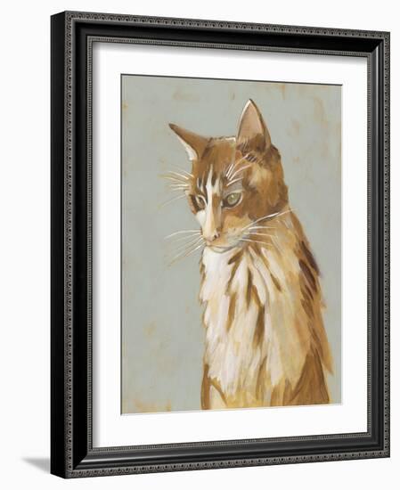 Lap Cat II-Chariklia Zarris-Framed Art Print