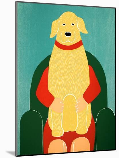 Lap Dog Yellow-Stephen Huneck-Mounted Giclee Print