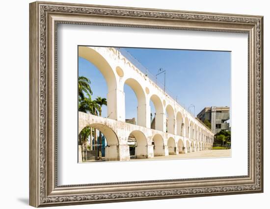 Lapa Arch - Arcos Da Lapa, Rio De Janeiro, Brazil-Frazao-Framed Photographic Print