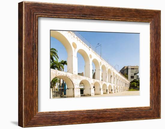 Lapa Arch - Arcos Da Lapa, Rio De Janeiro, Brazil-Frazao-Framed Photographic Print