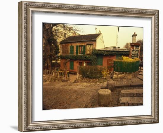 Lapin Agile Nightclub, Montmartre, Paris, France, Europe-David Hughes-Framed Photographic Print