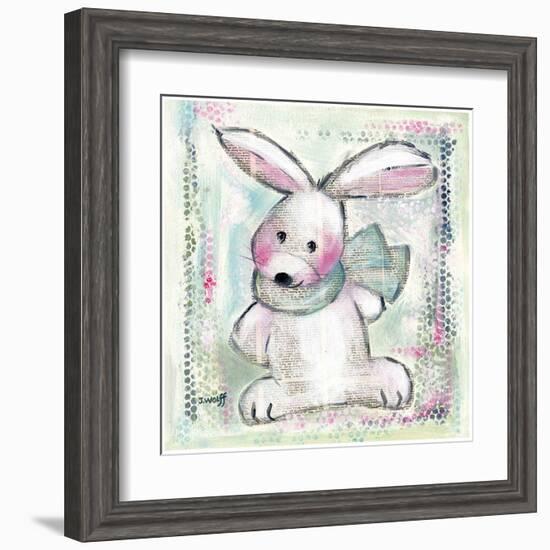 Lapin Vert-Joelle Wolff-Framed Art Print