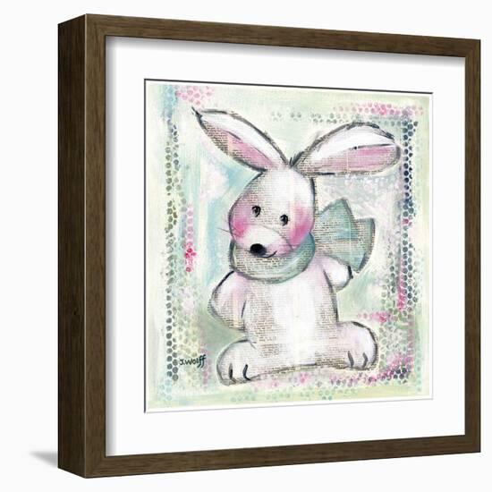 Lapin Vert-Joelle Wolff-Framed Art Print