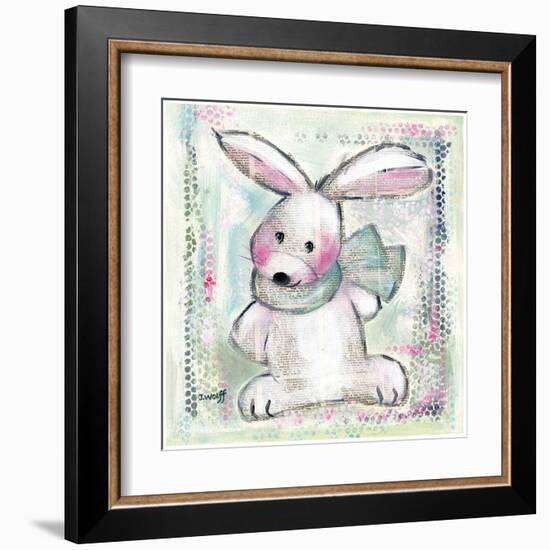 Lapin Vert-Joelle Wolff-Framed Art Print