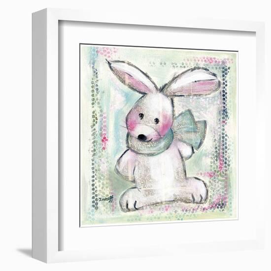 Lapin Vert-Joelle Wolff-Framed Art Print