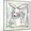 Lapin Vert-Joelle Wolff-Mounted Art Print