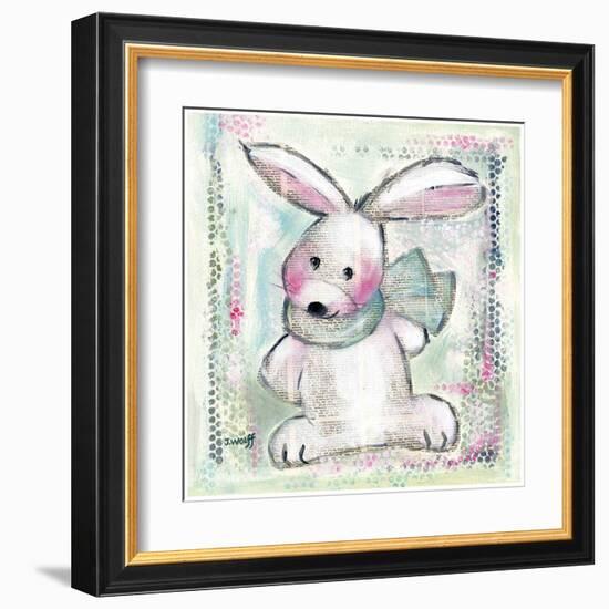 Lapin Vert-Joelle Wolff-Framed Art Print